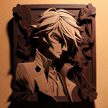 3D модель Хироюки Кагура из Bungo Stray Dogs (STL)